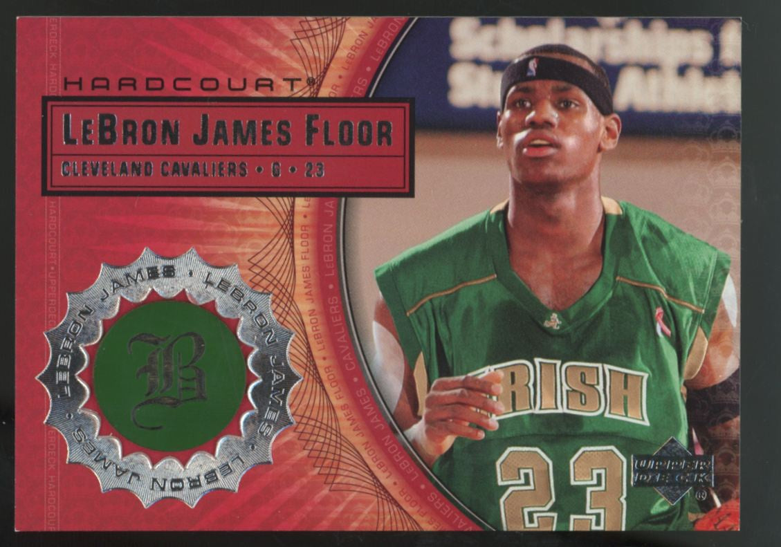 2003-04 Upper Deck Hardcourt LeBron James RC Floor Relic #LB3