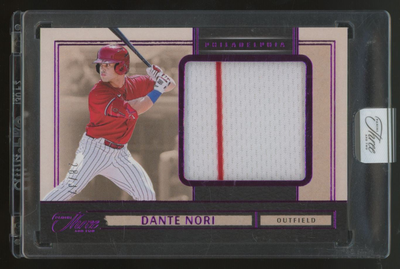 2025 Panini Three And Two Dante Nori Prospect Swatches Full Count Patch /32