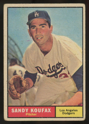 1961 Topps Sandy Koufax #344 Good