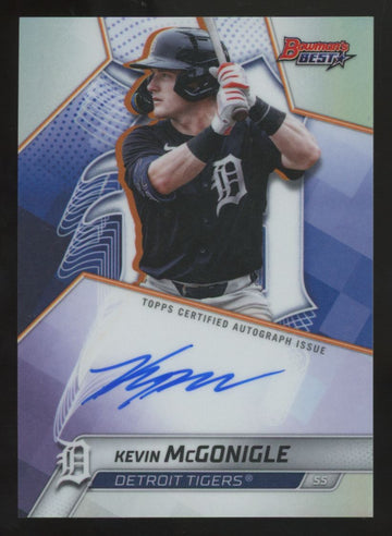 2025 Bowman's Best Kevin McGonigle Best Of '25 Auto Refractor #B25-KM