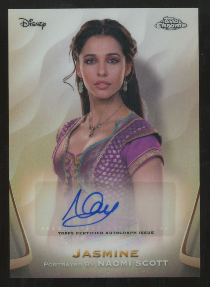 2025 Topps Chrome Disney Jasmine/Naomi Scott Auto #AA-NS