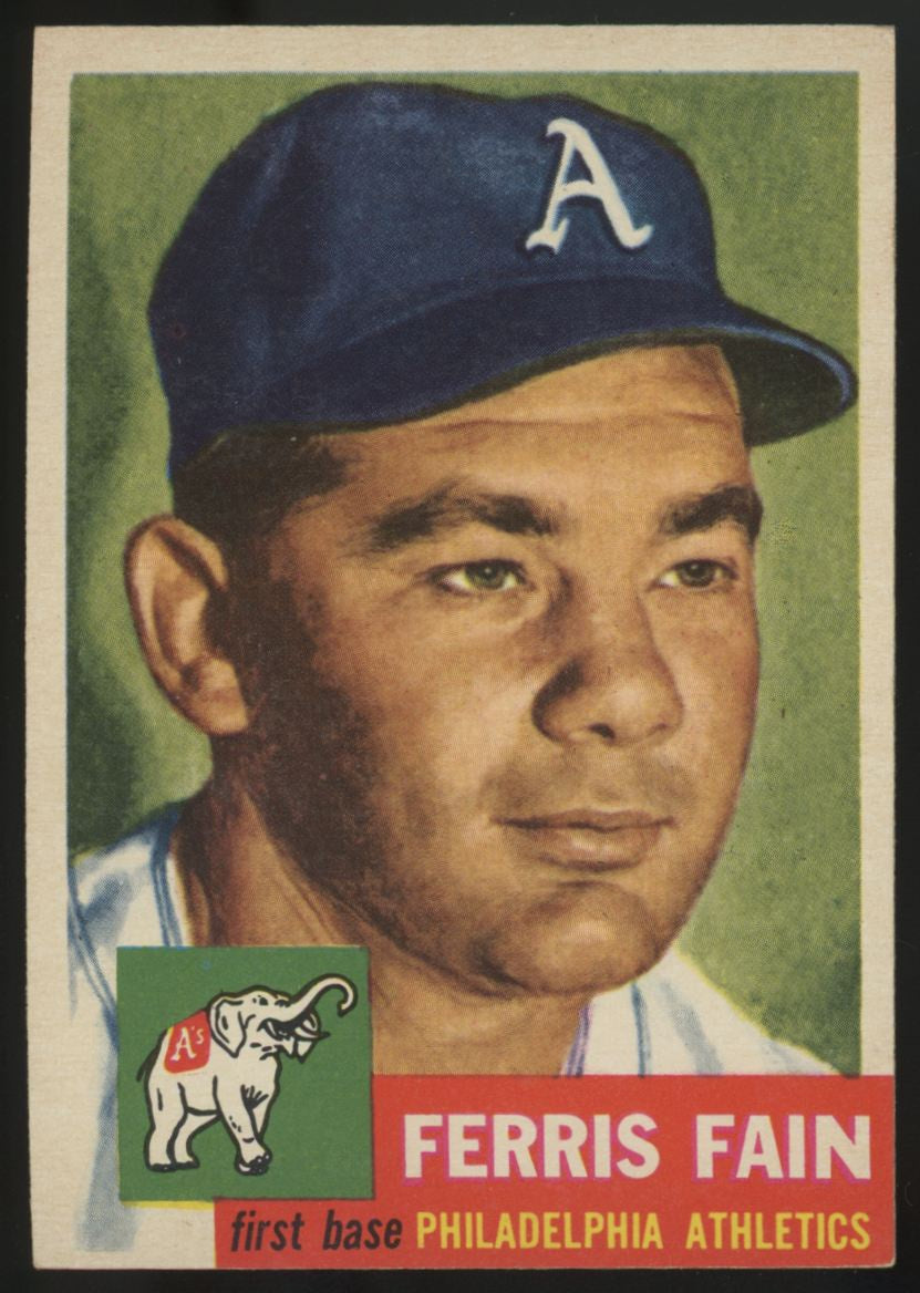 1953 Topps Ferris Fain #24 EX/MT