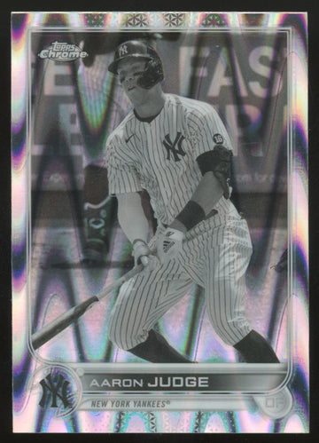 2022 Topps Chrome Sonic Aaron Judge Black & White Raywave #99