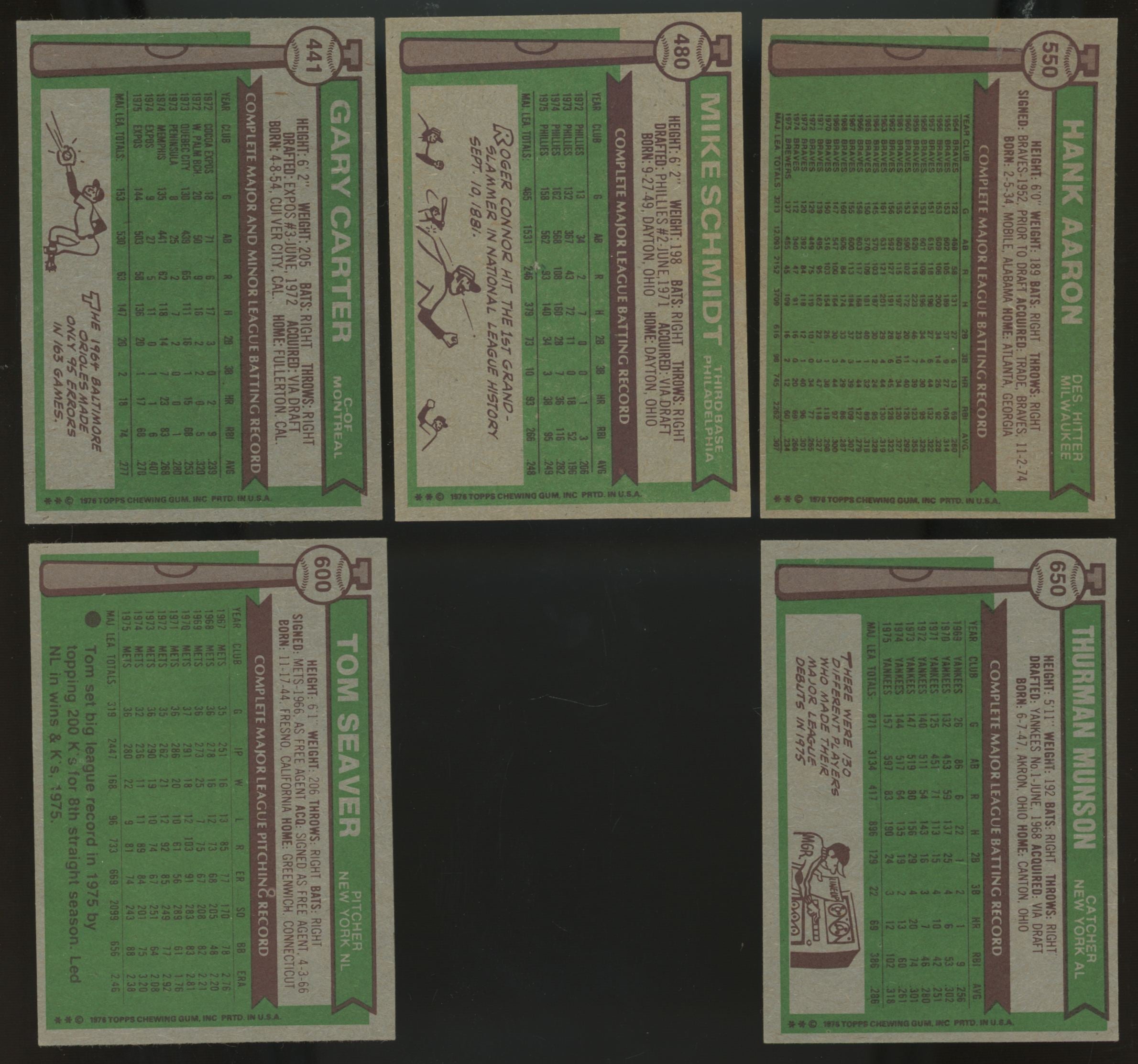 1976 Topps Baseball Complete Set (660/660) EX/MT "A"