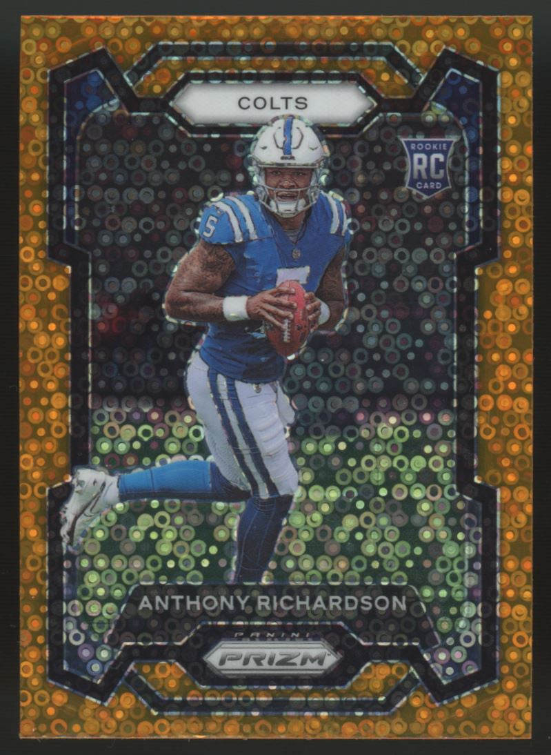2023 Prizm Anthony Richardson RC Orange Disco #343