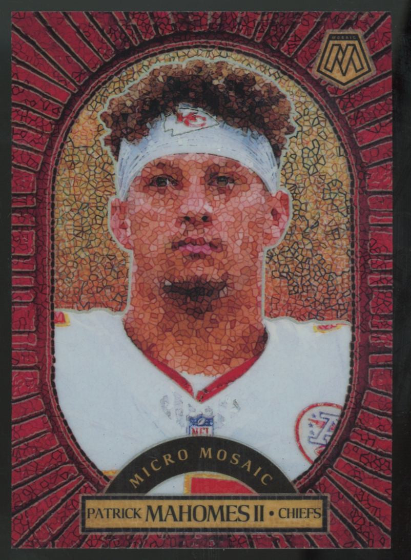 2025 Panini Mosaic Patrick Mahomes II Micro Mosaic SSP #13