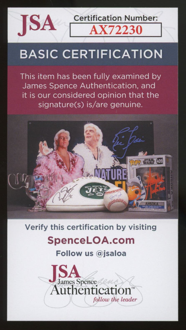 Nolan Ryan Signed Autographed Cachet 4000 Strikeouts JSA