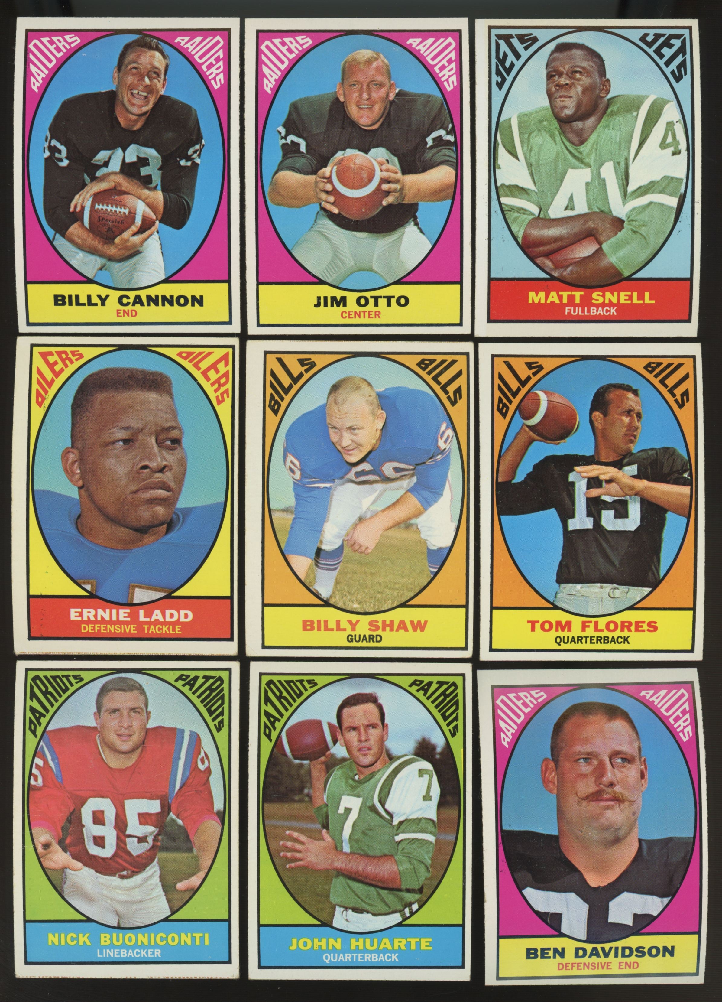 1967 Topps Football Near Complete Set (130/132) VG/EX-EX