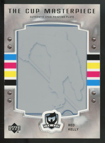 2006-07 UD The Cup Red Kelly Cyan Printing Plate 1/1 #C-32
