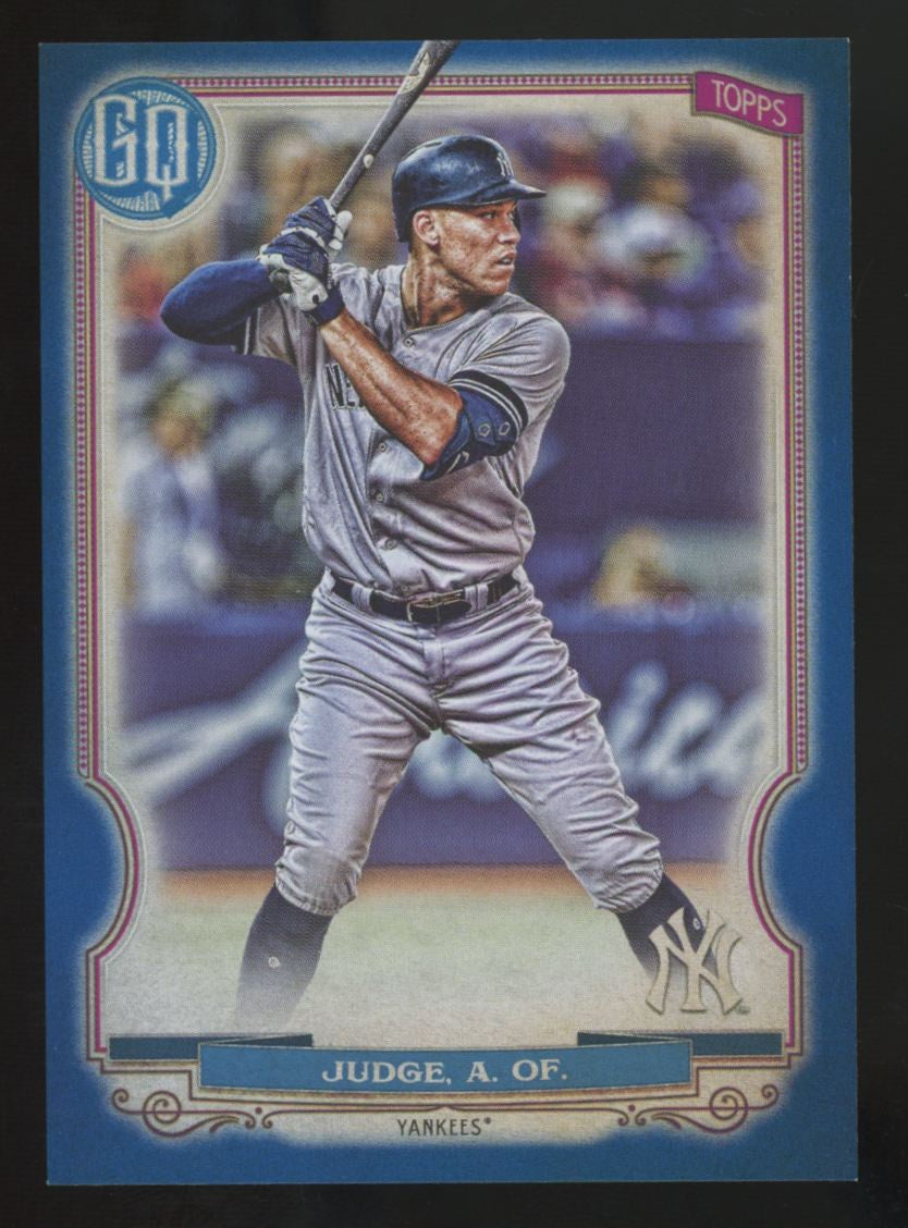 2020 Topps Gypsy Queen Aaron Judge Indigo /250 #50