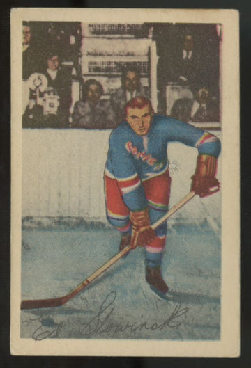 1952-53 Parkhurst Edward Slowinski #19 VG/EX