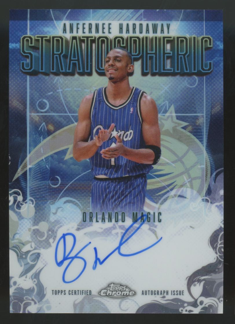 2025-26 Topps Chrome Anfernee Hardaway Stratospheric Refractor Auto #SM-AH