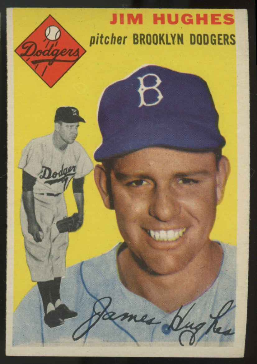 1954 Topps Jim Hughes #169 NM