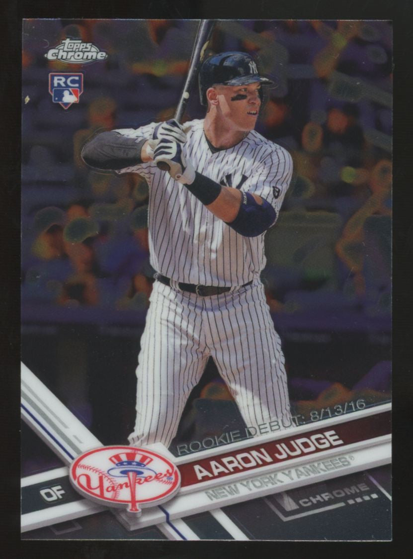 2017 Topps Chrome Update Aaron Judge RC #HMT50
