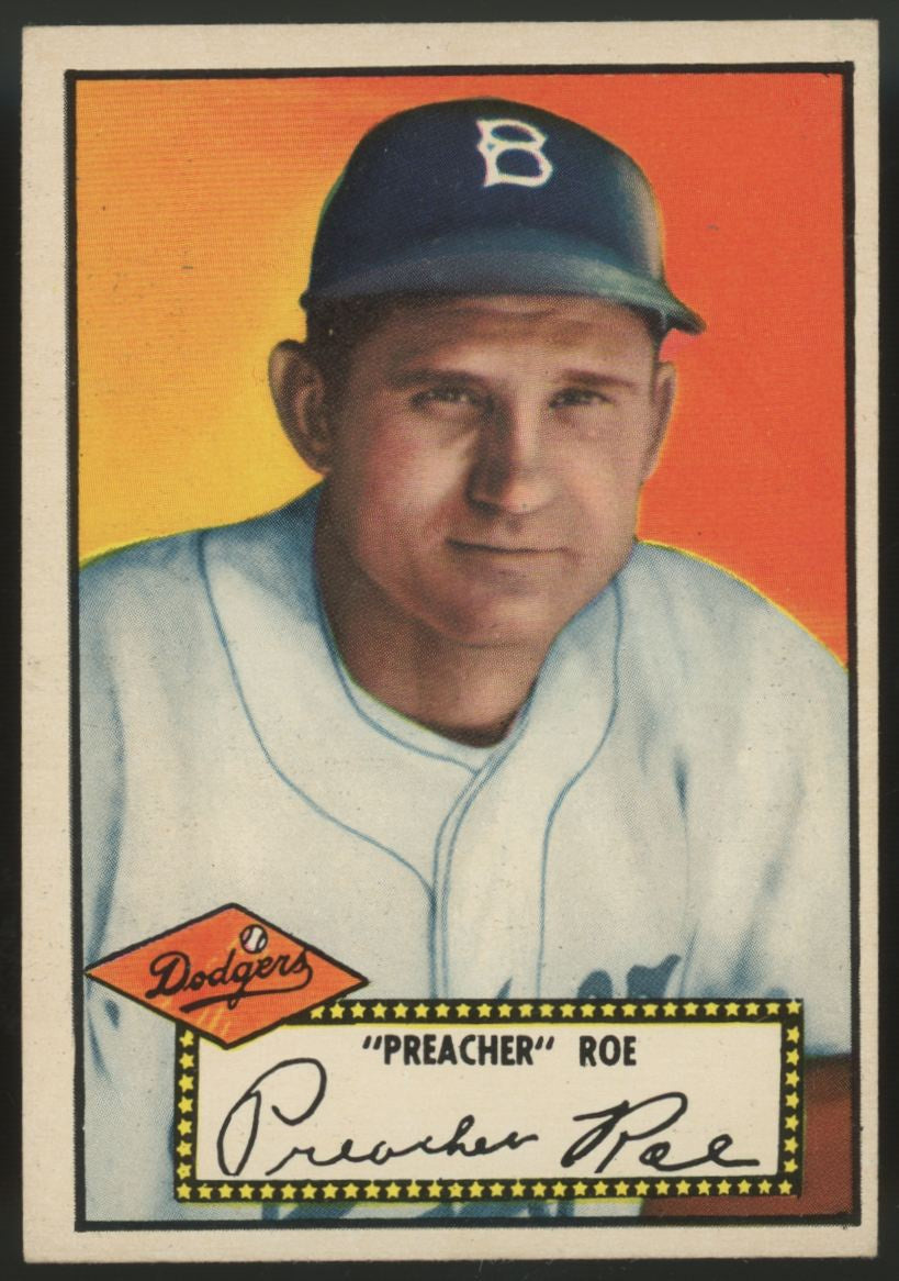 1952 Topps Preacher Roe #66 EX/MT