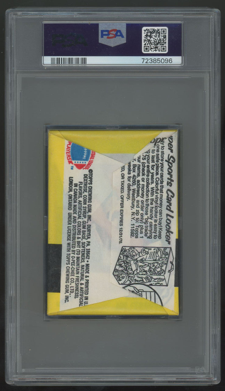 1976 Topps Football Wax Pack PSA 7 *5096