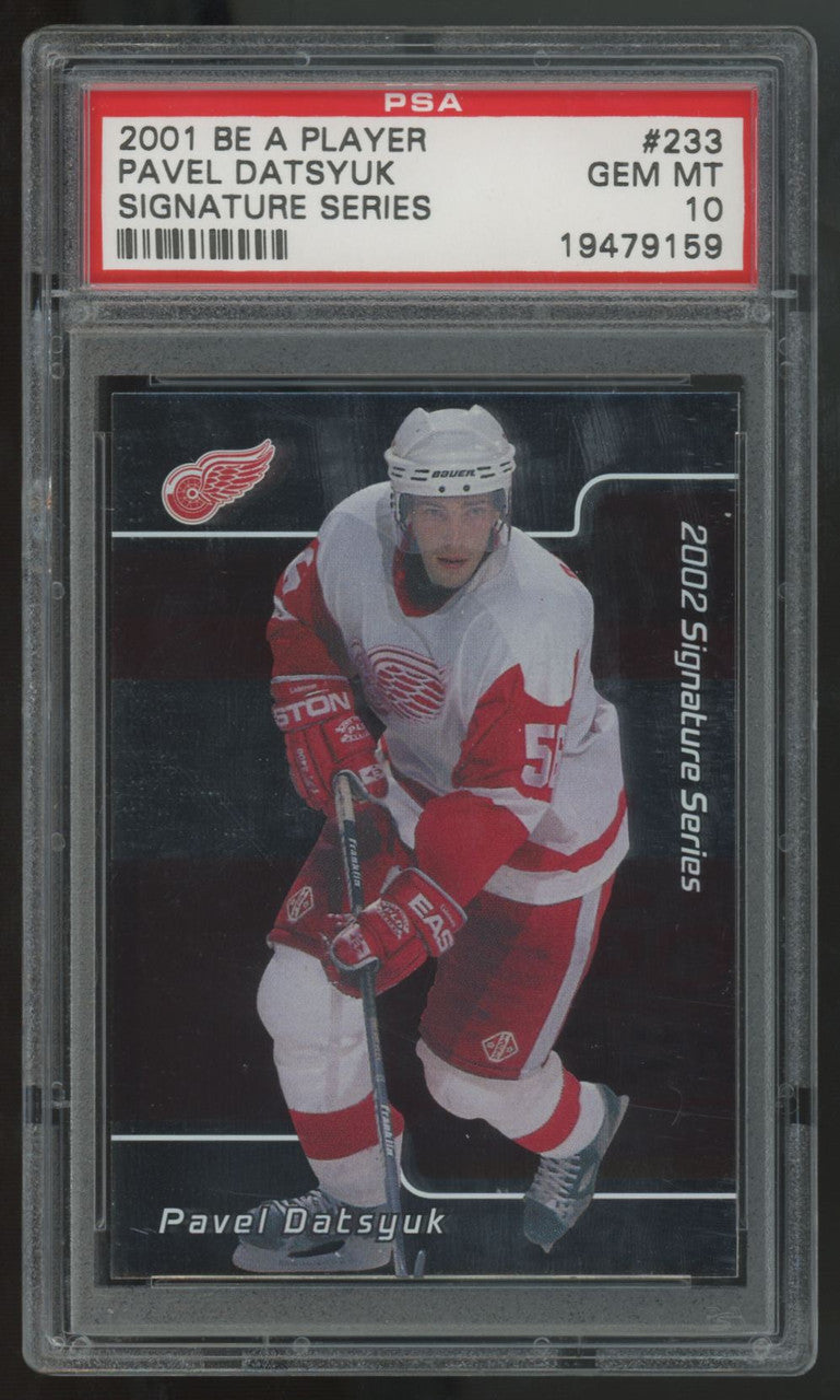 2001-02 Be A Player Pavel Datsyuk Signature Series #233 PSA 10