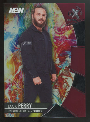 2025 Skybox Metal AEW Jack Perry eX Century Essential Credentials Future /13