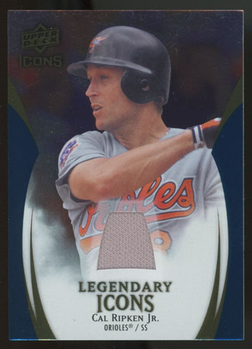 2009 Upper Deck Icons Cal Ripken Jr. Icons Jersey #LI-CR