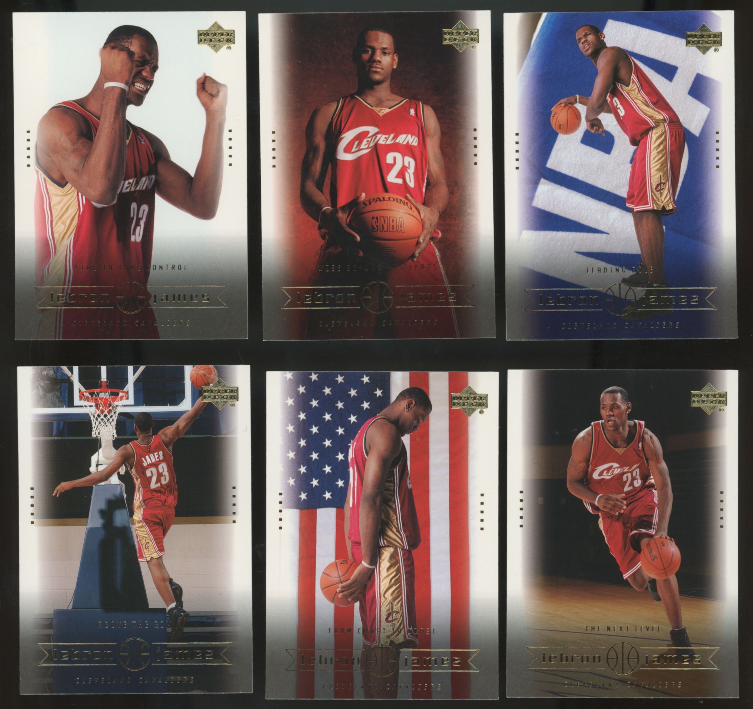 2003-04 Upper Deck LeBron James RC Complete Set (30/30)