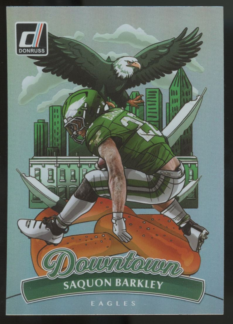 2025 Panini Donruss Saquon Barkley Downtown SSP #7