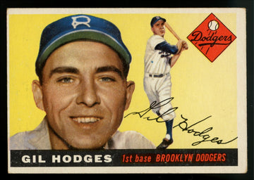 1955 Topps Gil Hodges #187 VG-EX