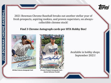 2021 Bowman Chrome Baseball HTA Choice Box