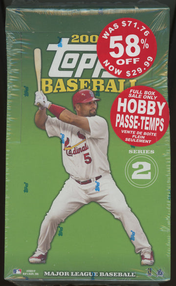 2008 Topps Baseball Series 2 36 Pack Box Factory Sealed