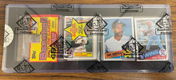 1985 Topps Baseball Sealed Rack Pack BBCE Wrapped Puckett RC on Top (3 HOF)