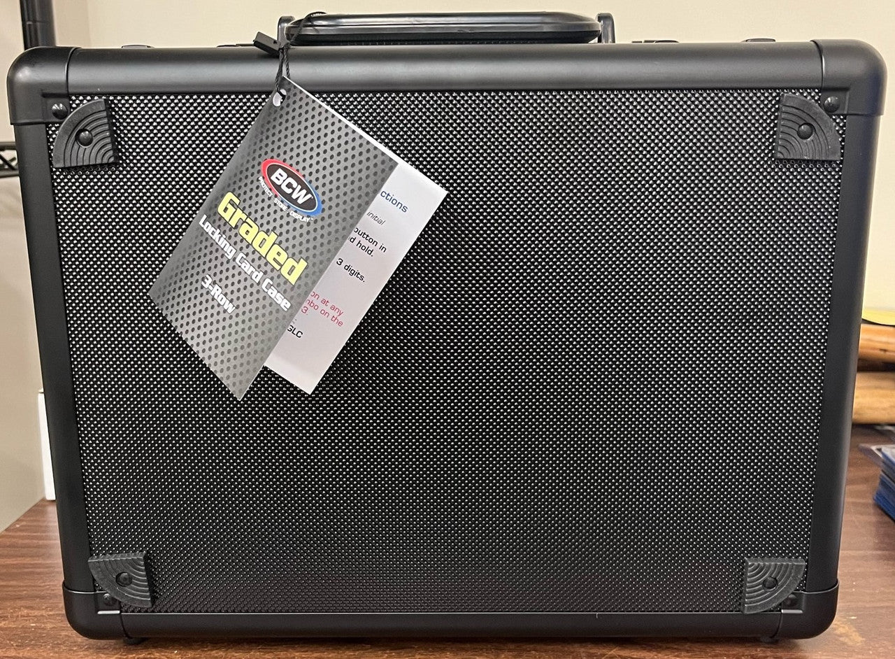 3-Row Graded Locking Card Case BCW