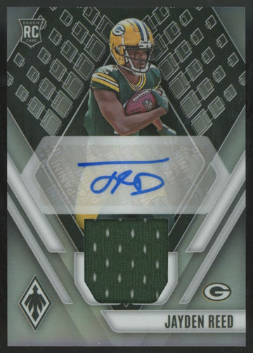 2023 Panini Phoenix Jayden Reed RC Patch Auto RPA /299 #RAJ-JR