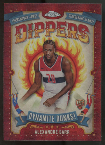 2024-25 Topps Chrome Alexandre Sarr RC Dippers #D-22