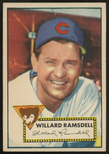 1952 Topps Willard Ramsdell #114 EX/MT