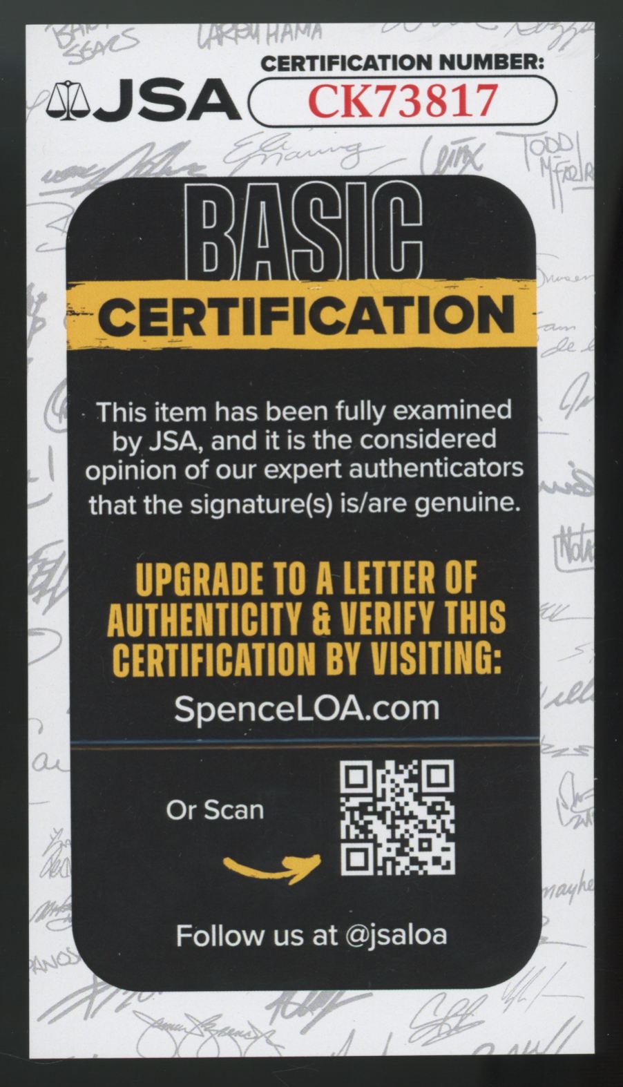 1961 Topps Ron Santo RC Signed Auto #35 JSA Authentic