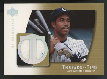 2003 Upper Deck Authentics Dave Winfield Threads Of Time Patch #TT-DW