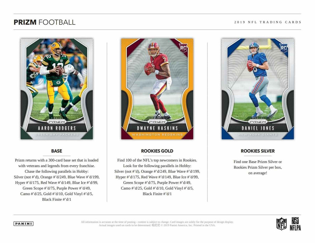 2019 Panini Prizm Football Hobby Box