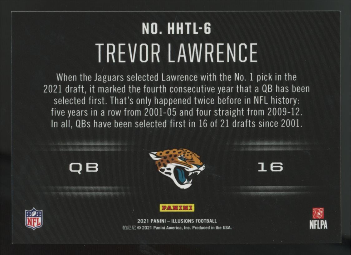 2021 Panini Illusions Trevor Lawrence RC Holoheroes SSP #HHTL-6
