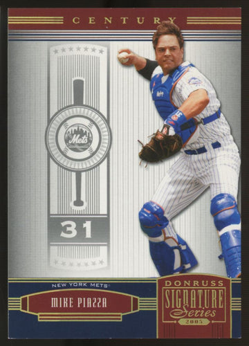 2005 Donruss Signature Series Mike Piazza Century /25 #80