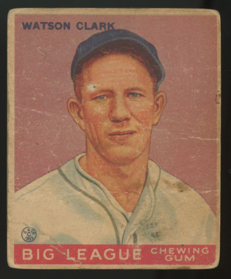 1933 Goudey Watson Clark #17 Poor