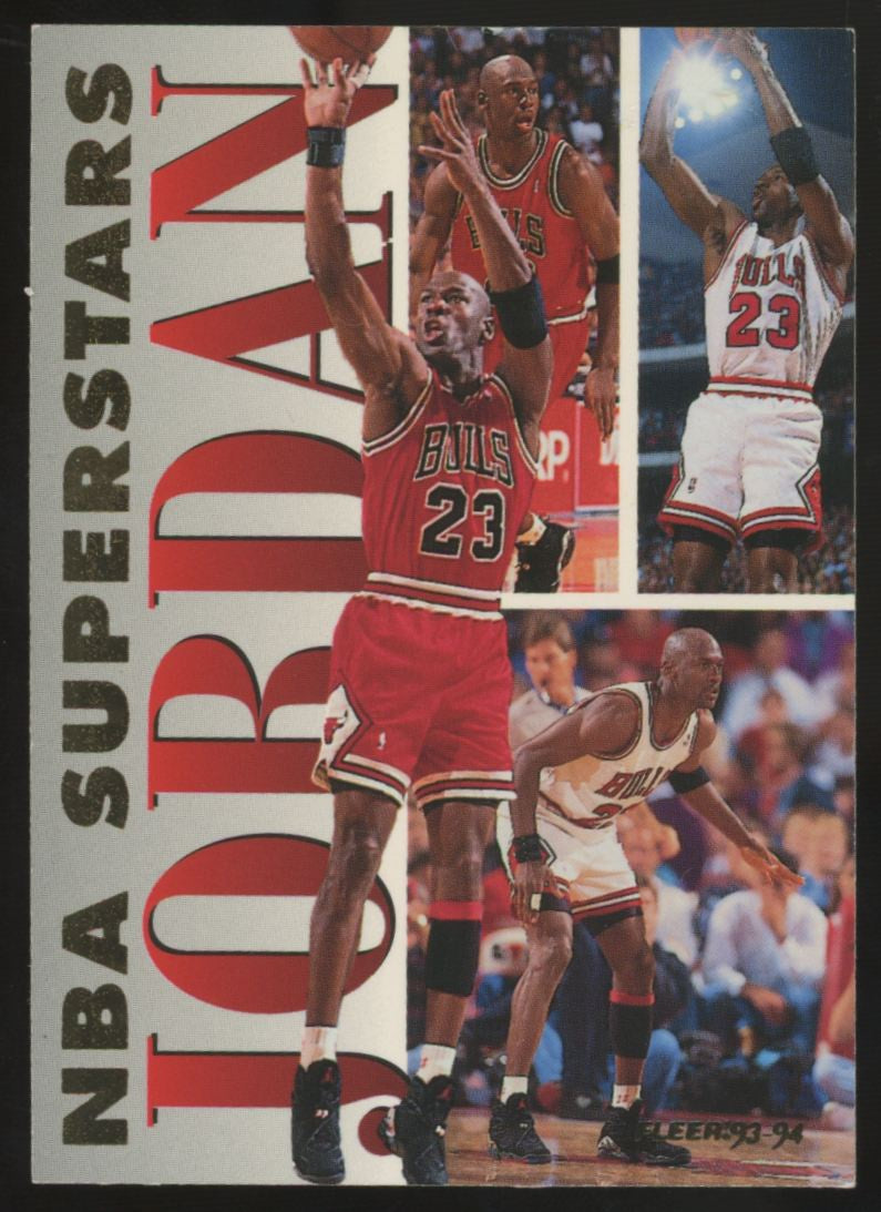 1993-94 Fleer Michael Jordan NBA Superstars #7
