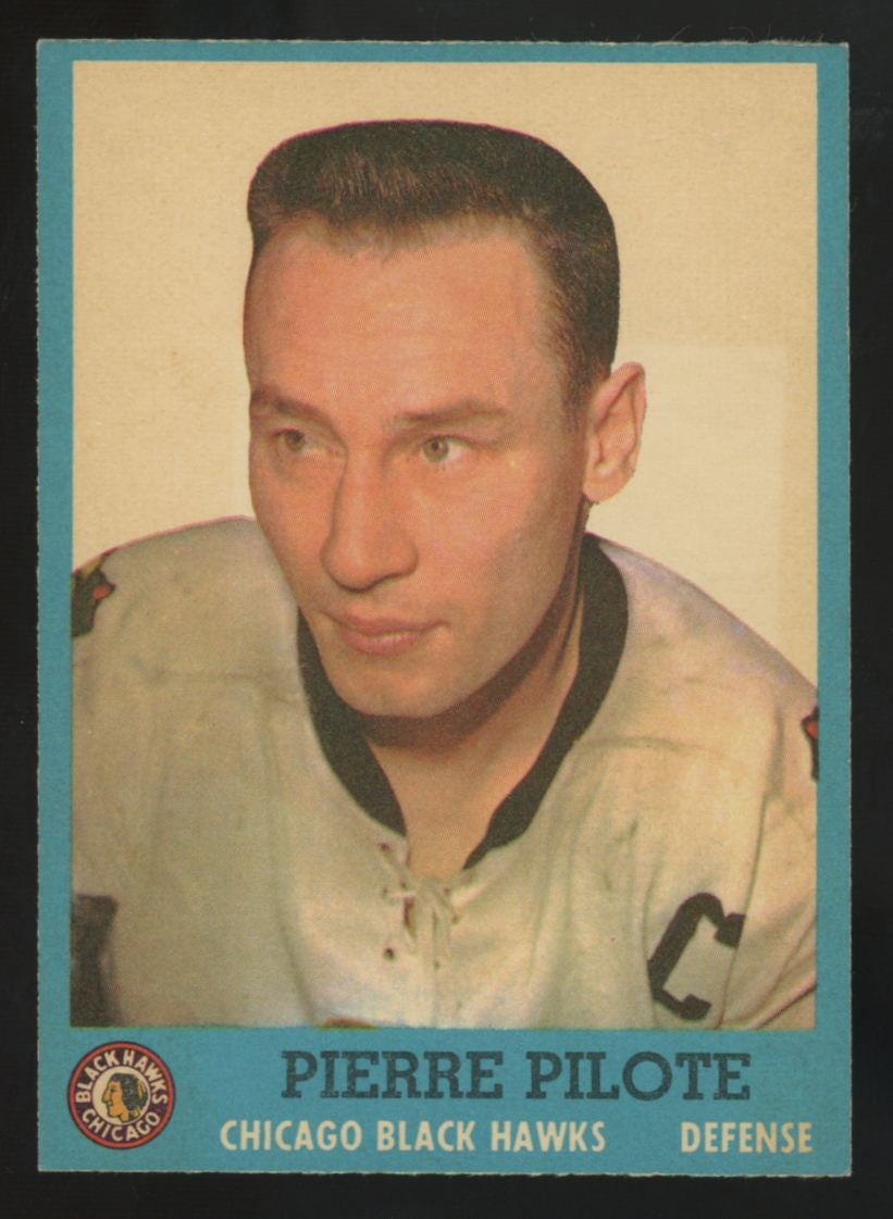 1962-63 Topps Pierre Pilote #28 EX/MT