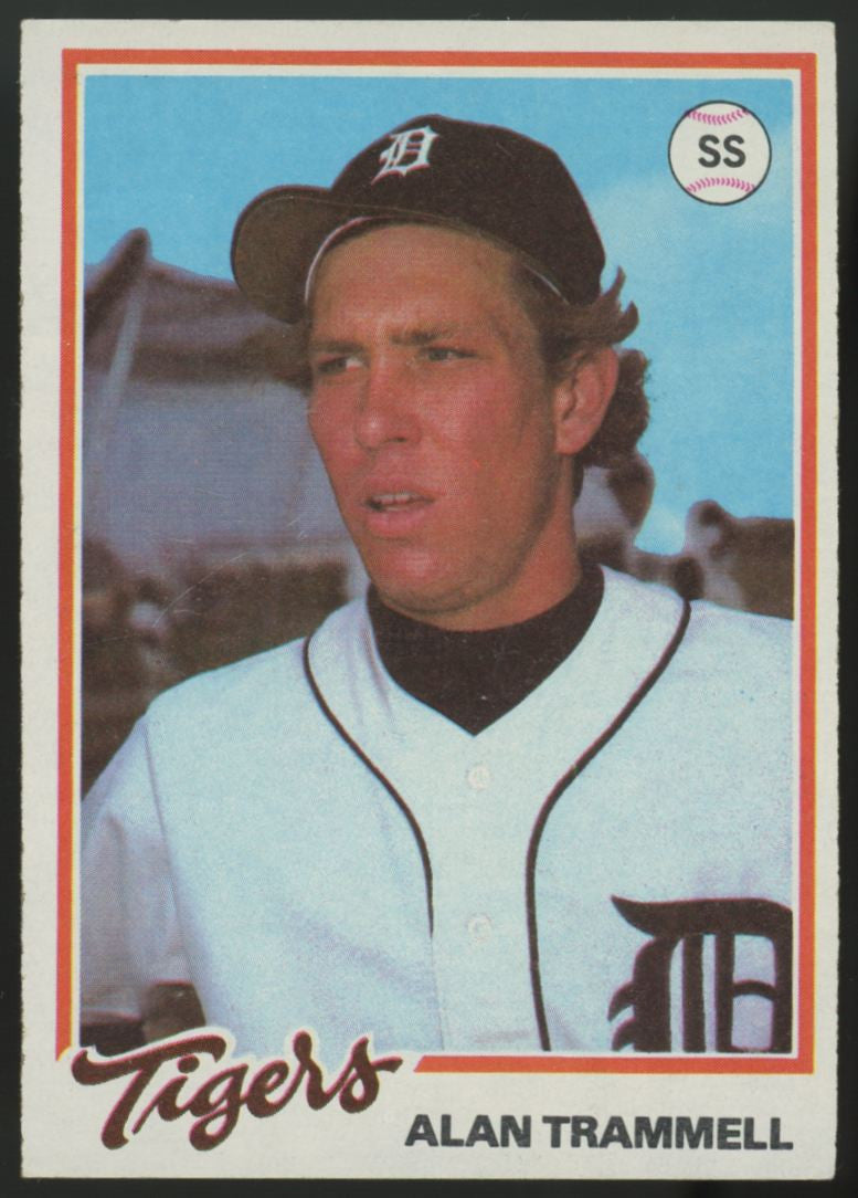 1978 Topps Burger King Detroit Tigers Complete Set Trammell / Whitaker EX/MT-NM