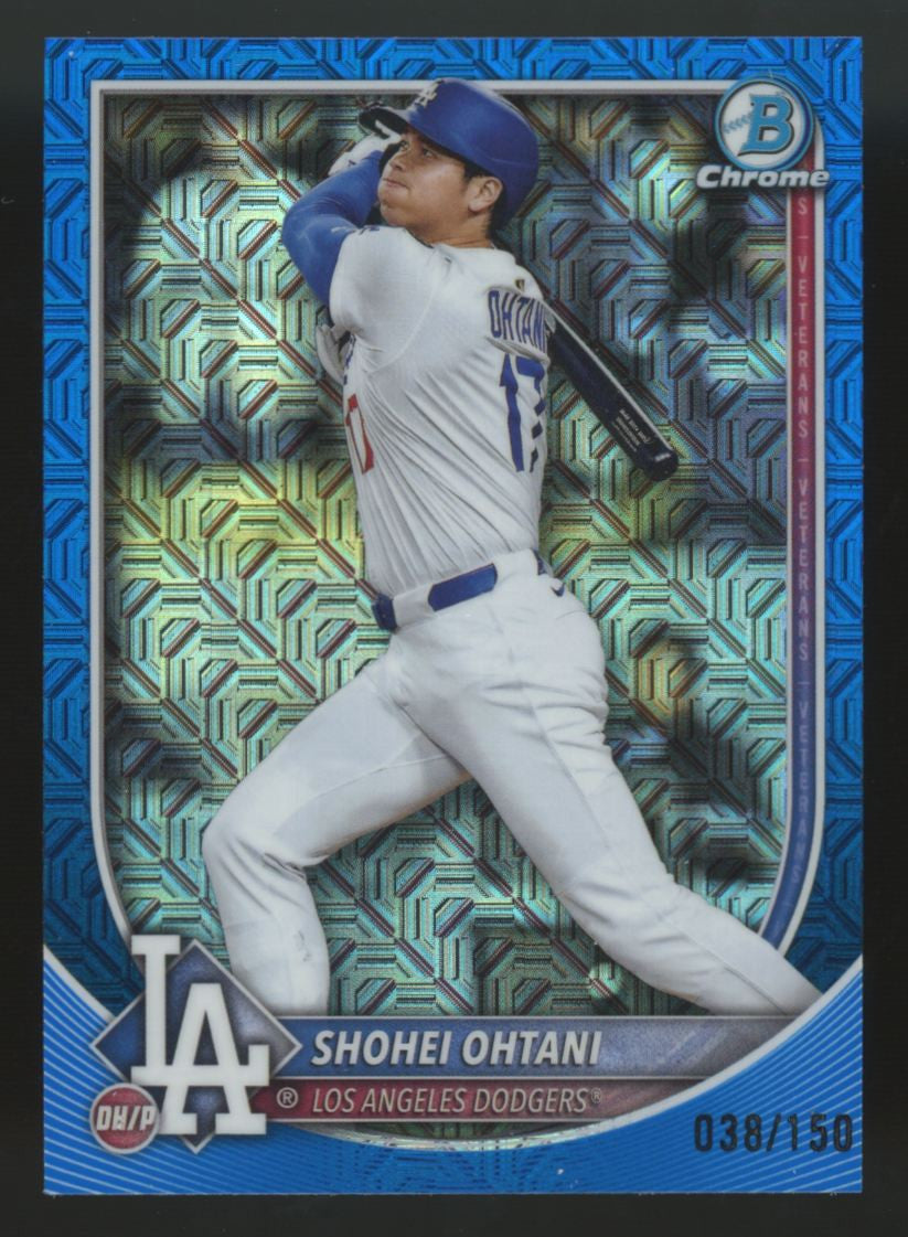 2025 Bowman Chrome Mega Shohei Ohtani Blue Mojo /150 #17