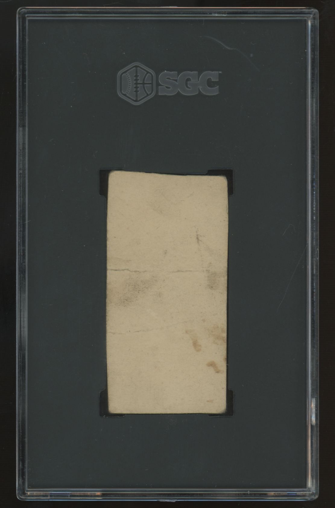 1916 M101-5 Blank Backs Sam Crawford #42 SGC Authentic Trimmed