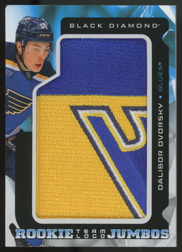 2025/26 UD Black Diamond Dalibor Dvorsky RC Team Logo Jumbo Patch #RTL-DD