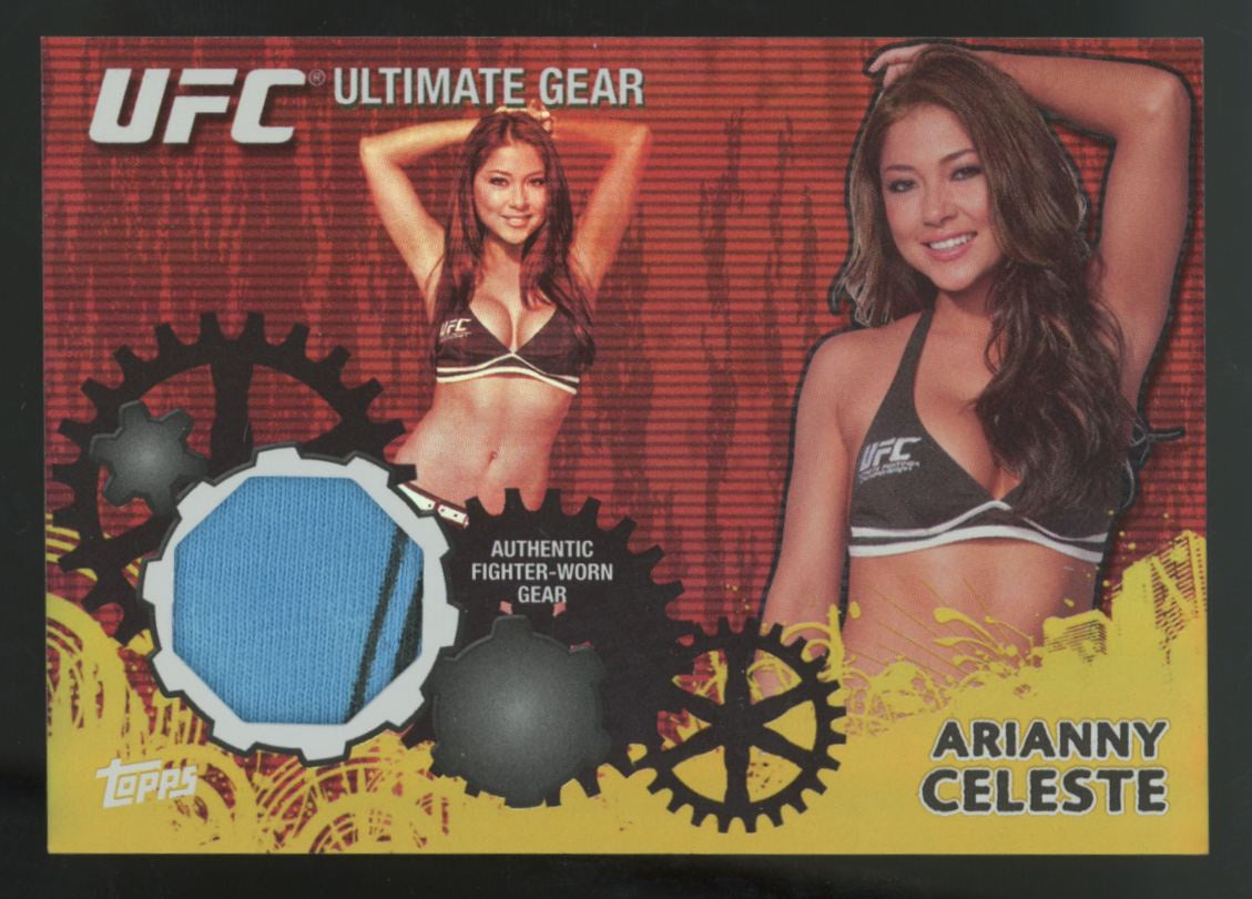 2010 Topps UFC Arianny Celeste Ultimate Gear Patch Gold /188 #UG-AC