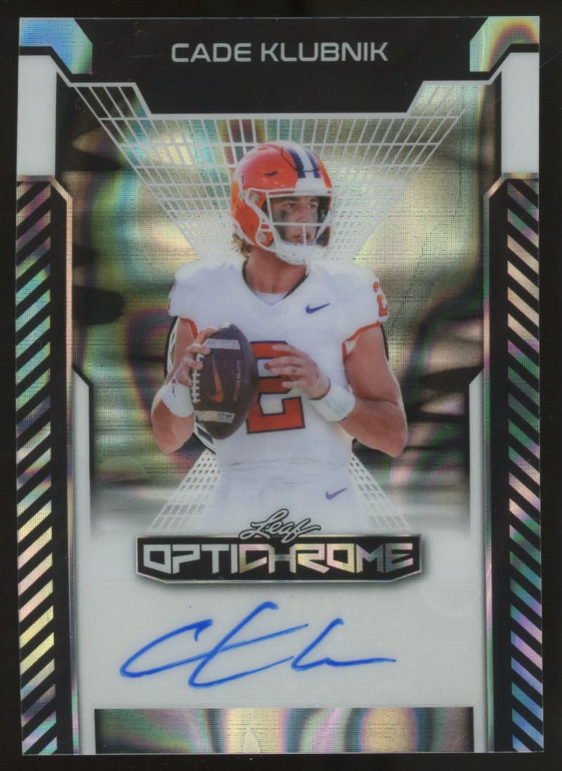 2025 Leaf Optichrome Cade Klubnik Silver Lava Auto /10 #BA-CK1