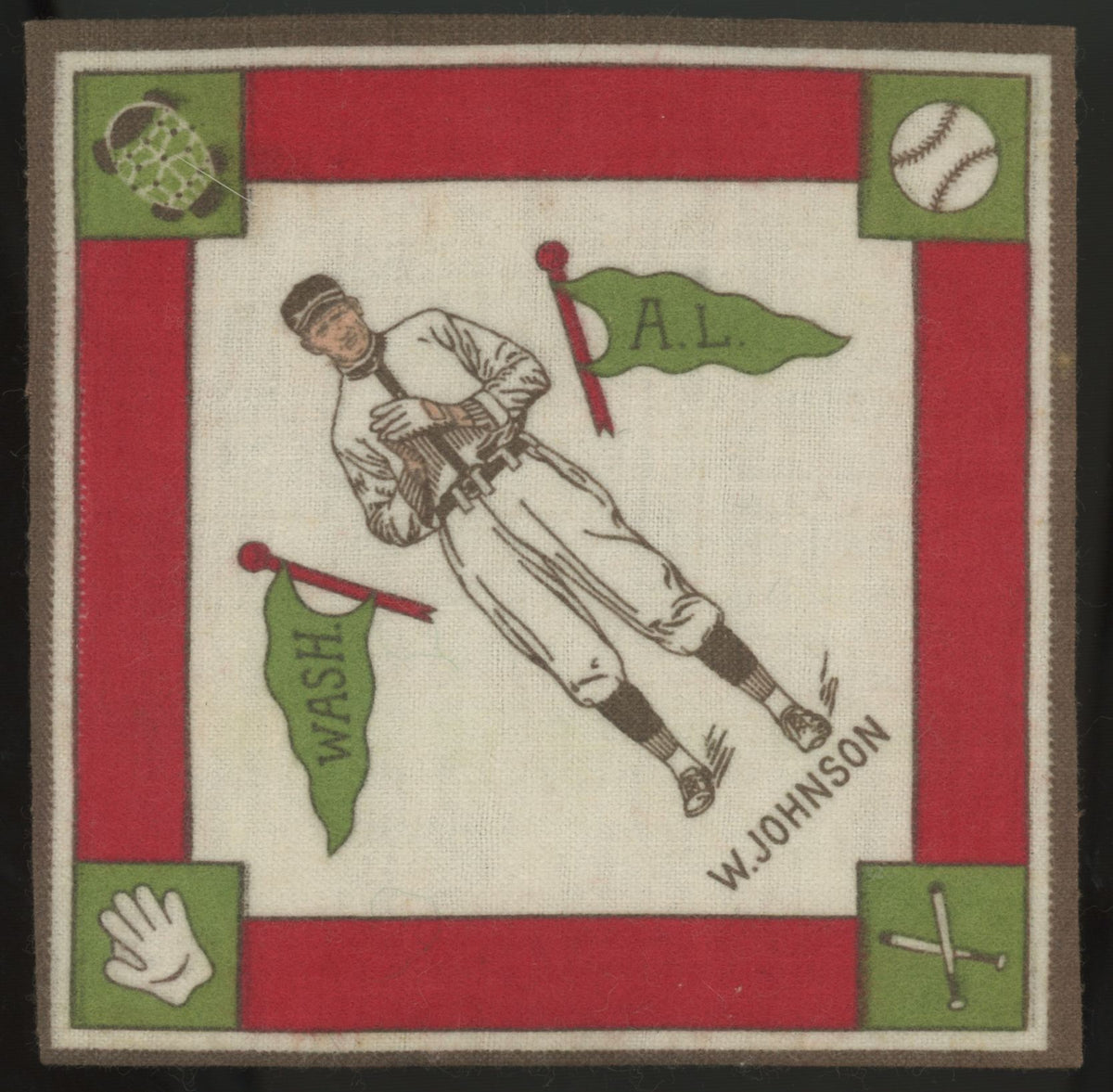 1914 B18 Walter Johnson Blanket (Centered) VG-EX