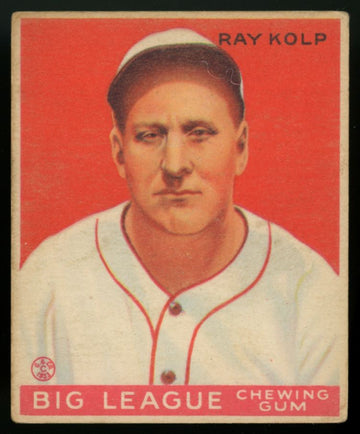1933 Goudey Ray Kolp #150 VG-EX