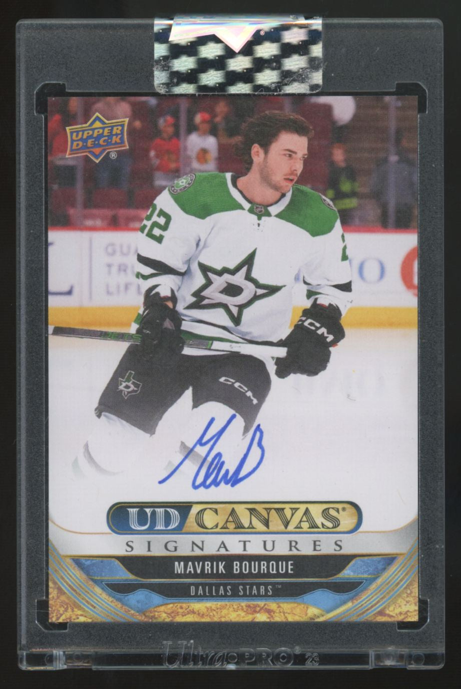 2024-25 UD Clear Cut Mavrik Bourque Canvas Auto #CS-MB